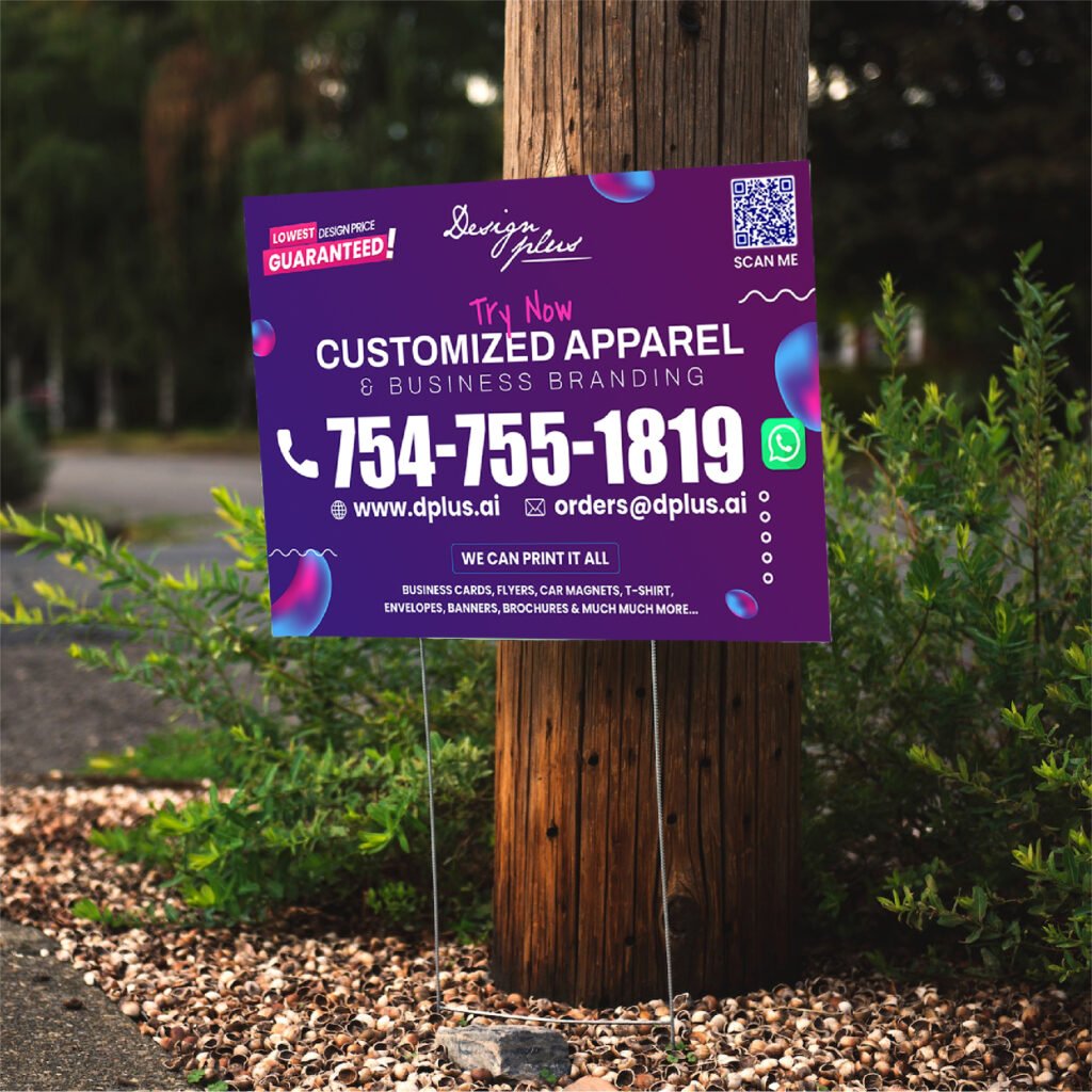 Yard sign dplus